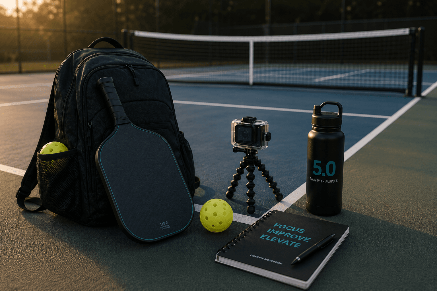 Premium pickleball player development academy hero